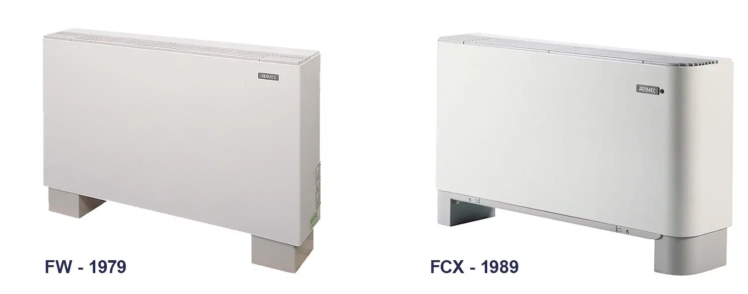 Confronto fra l’FW del 1979, a spigoli vivi, e l’FCX del 1989, con gli spigoli curvi