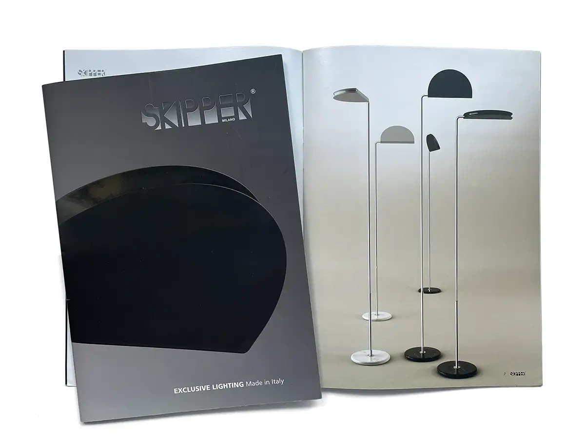 Il catalogo Ivela con le lampade Skipper rimesse in produzione